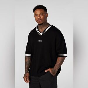 YoungLA 4326 Country Club Sweater, Black, Size Small, NWT